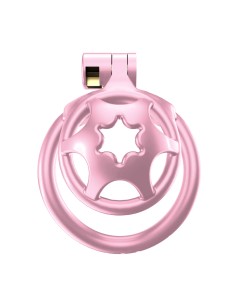 Cage de chasteté Sissy Star 3 x 3.4 cm Rose