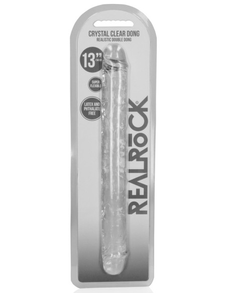 Double Gode CRYSTALDONG 34 x 3.8cm Transparent