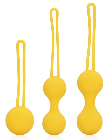 Kit d'entraînement Boules de Geisha Thump Balls Jaune