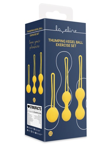 Kit d'entraînement Boules de Geisha Thump Balls Jaune