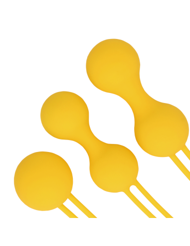 Kit d'entraînement Boules de Geisha Thump Balls Jaune