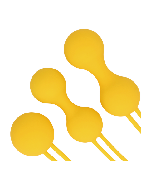 Kit d'entraînement Boules de Geisha Thump Balls Jaune