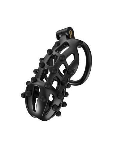 Cage de chasteté Point Up XXL 12 x 4 cm Noire