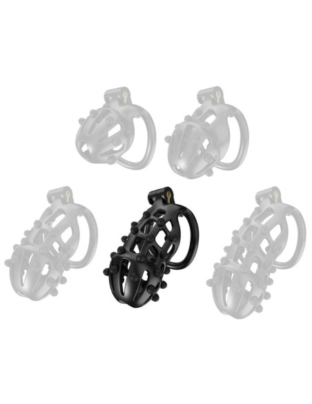 Cage de chasteté Point Up XL 11 x 4 cm Noire Cage de chasteté Point Up XL 11 x 4 cm Noire