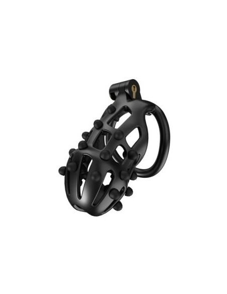 Cage de chasteté Point Up L 10 x 4 cm Noire Cage de chasteté Point Up L 10 x 4 cm Noire