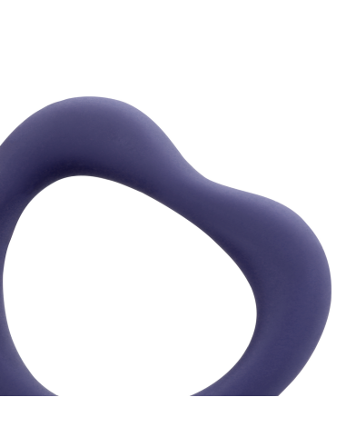 Lot de 2 Cockrings Coeur Silicone Purple Storm Diamètre 35mm