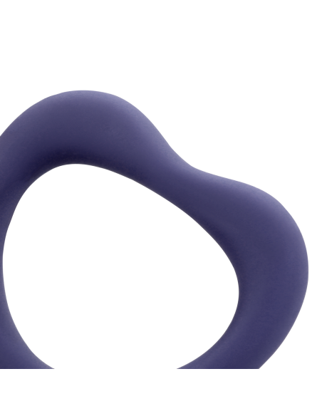 Lot de 2 Cockrings Coeur Silicone Purple Storm Diamètre 35mm