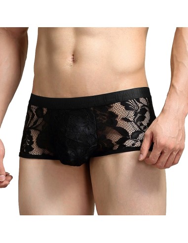 Boxer Dentelle Tauwell Noir
