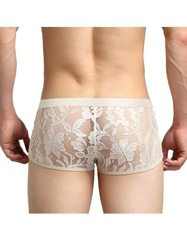 Boxer dentelle Tauwell Beige