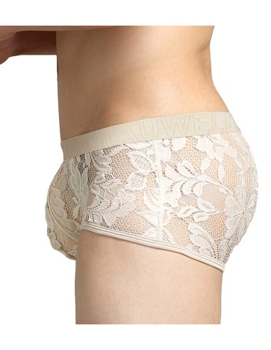 Boxer dentelle Tauwell Beige