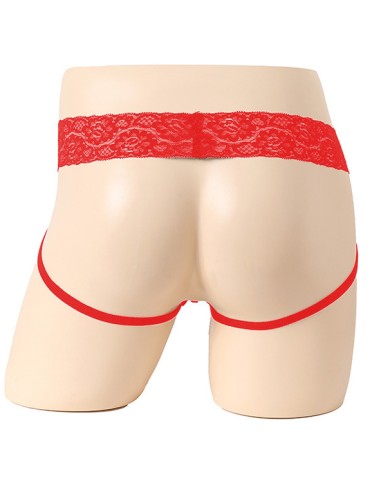 Jock fin Dentwaist Rouge