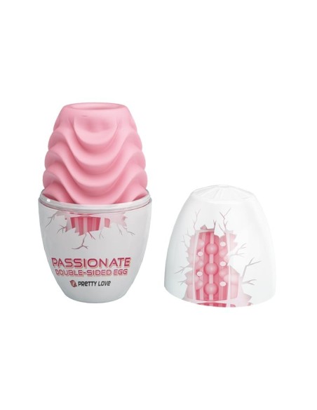 Masturbateur Oeuf Double-Sided Rose