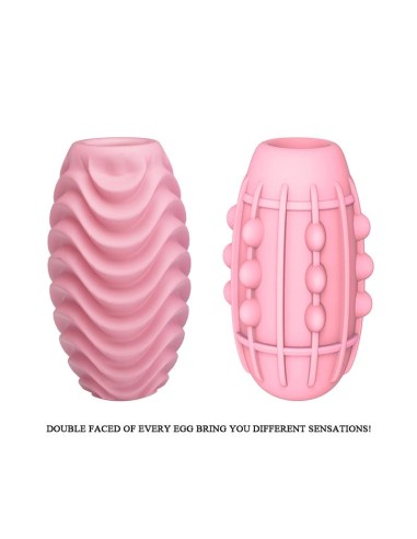 Masturbateur Oeuf Double-Sided Rose