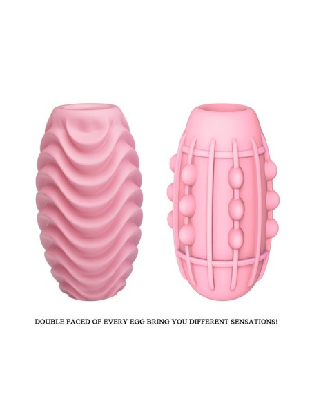 Masturbateur Oeuf Double-Sided Rose