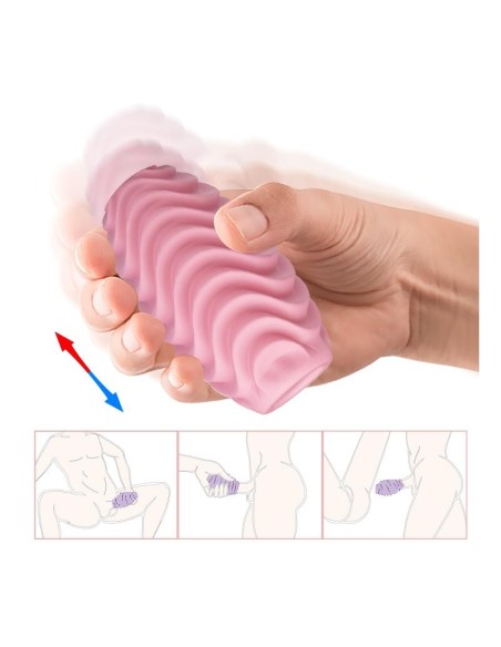 Masturbateur Oeuf Double-Sided Rose