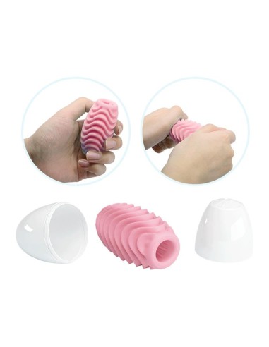 Masturbateur Oeuf Double-Sided Rose