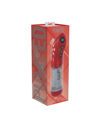 Masturbateur Strokemate Rotation et Va-et-Vient Rouge