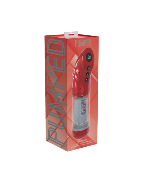 Masturbateur Strokemate Rotation et Va-et-Vient Rouge
