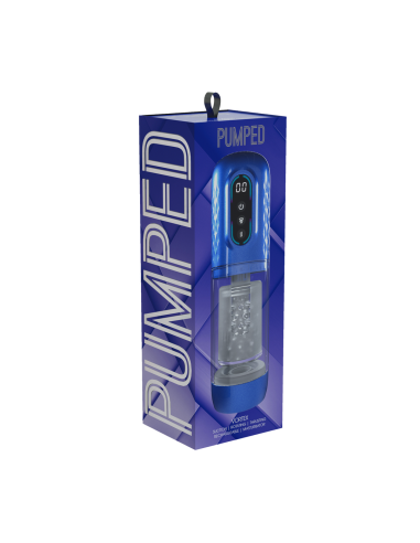 Masturbateur Vortex Rotation et Va-et-Vient Bleu