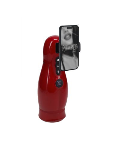 Masturbateur Virtuo Vibrations et Succion Rouge