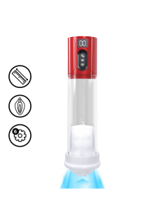 Pompe à pénis Hyperlift 22 x 7 cm Rouge