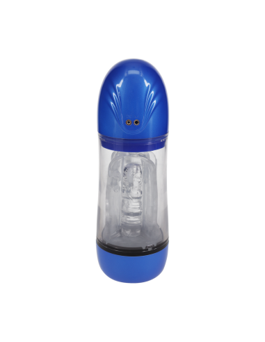 Masturbateur Sonicpull Vibrations et Succion Bleu