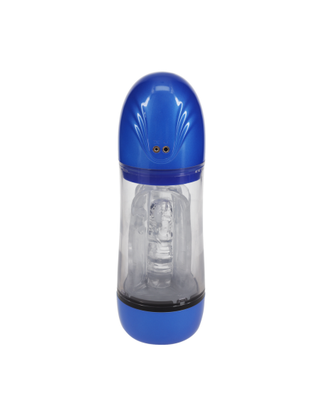 Masturbateur Sonicpull Vibrations et Succion Bleu