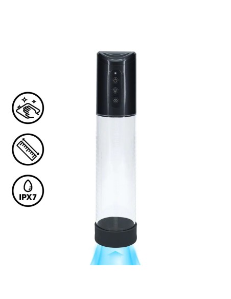 Pompe à pénis Hyperpump 20 x 5.8 cm Noire