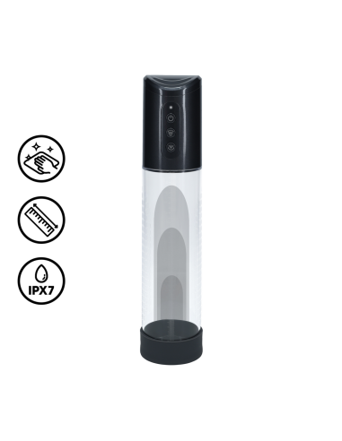 Pompe à pénis Hyperpump 20 x 5.8 cm Noire