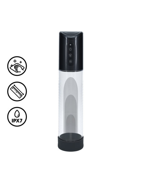 Pompe à pénis Hyperpump 20 x 5.8 cm Noire