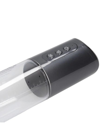 Pompe à pénis Hyperpump 20 x 5.8 cm Noire