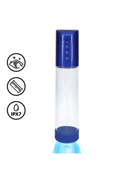 Pompe à pénis Hyperpump 20 x 5.8 cm Bleue