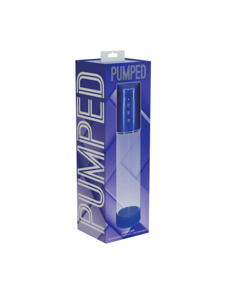 Pompe à pénis Hyperpump 20 x 5.8 cm Bleue