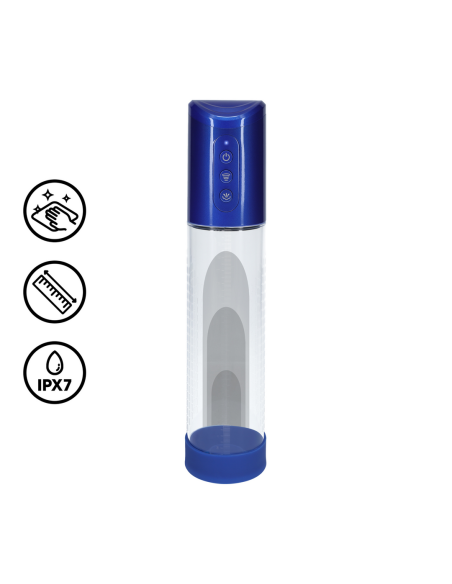 Pompe à pénis Hyperpump 20 x 5.8 cm Bleue