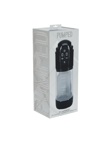 Masturbateur TechnoThrust Vibration et Succion Noir