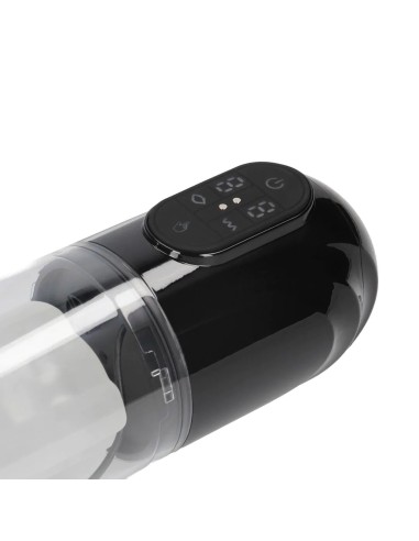 Masturbateur TechnoThrust Vibration et Succion Noir