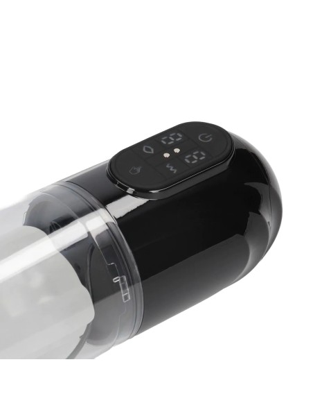 Masturbateur TechnoThrust Vibration et Succion Noir