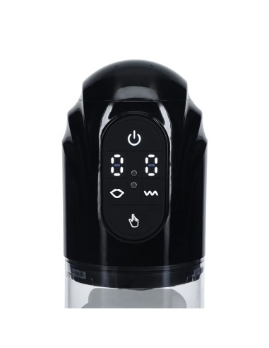 Masturbateur TechnoThrust Vibration et Succion Noir