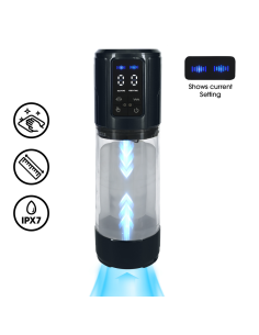 Masturbateur Ultralift Vibrations et Succion Noir