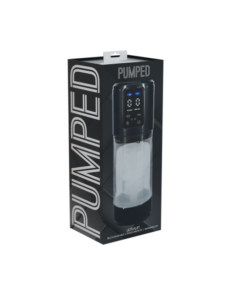 Masturbateur Ultralift Vibrations et Succion Noir