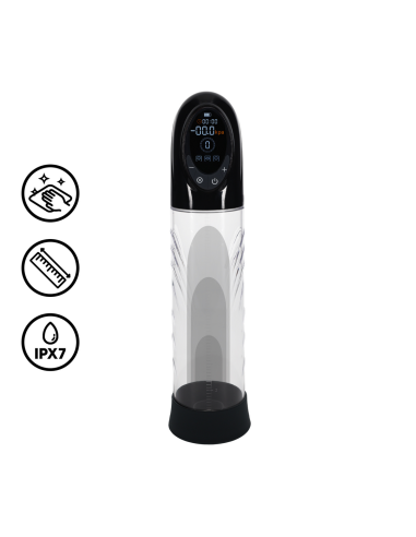 Pompe à pénis Cyberpulse 21 x 6 cm Noire