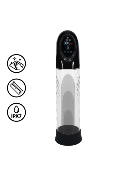 Pompe à pénis Cyberpulse 21 x 6 cm Noire