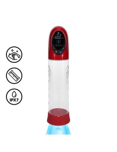Pompe à pénis Cyberpulse 21 x 6 cm Rouge