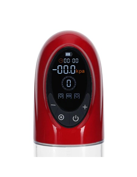 Pompe à pénis Cyberpulse 21 x 6 cm Rouge