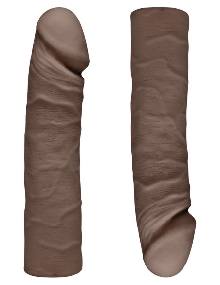 Double Gode Double D 40 x 4.3cm Marron