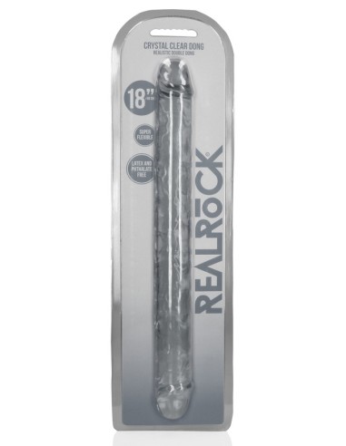 Double Gode CRYSTALDONG 45 x 4.3cm Transparent