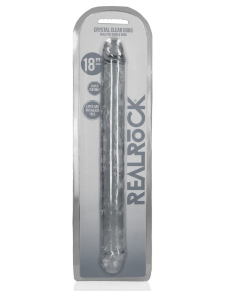 Double Gode CRYSTALDONG 45 x 4.3cm Transparent