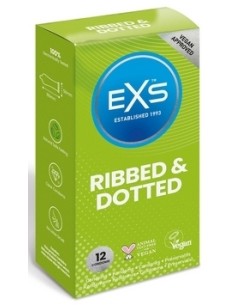 Préservatifs texturés Ribbed & Dotted x12