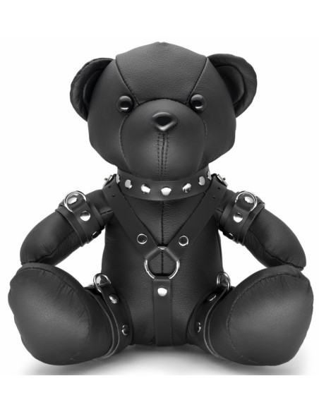 Ours en cuir Bendy The Bdsm Teddy Bear Noir