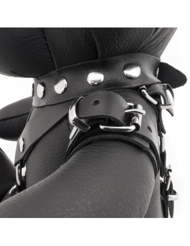 Ours en cuir Bendy The Bdsm Teddy Bear Noir